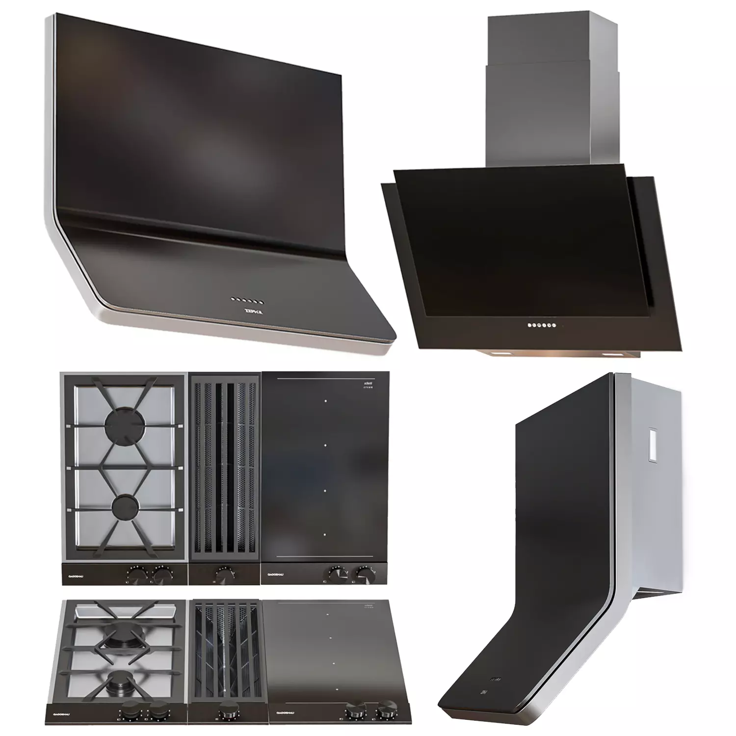 zephyr and gaggenau appliance set3 3D model_0