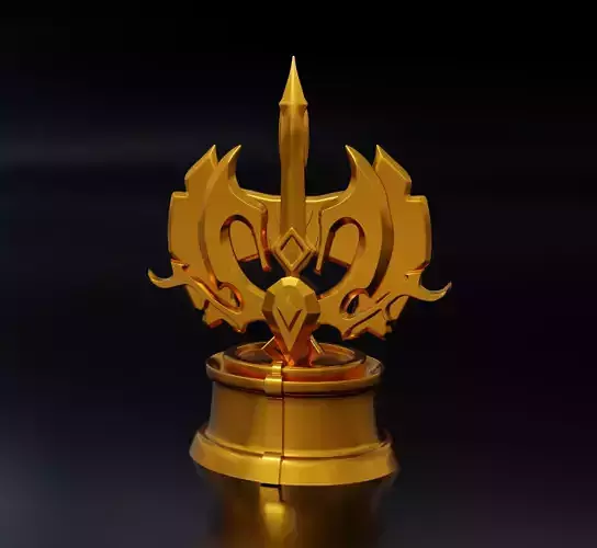 Dota 2 All Hero Challenge Trophy 3D print model