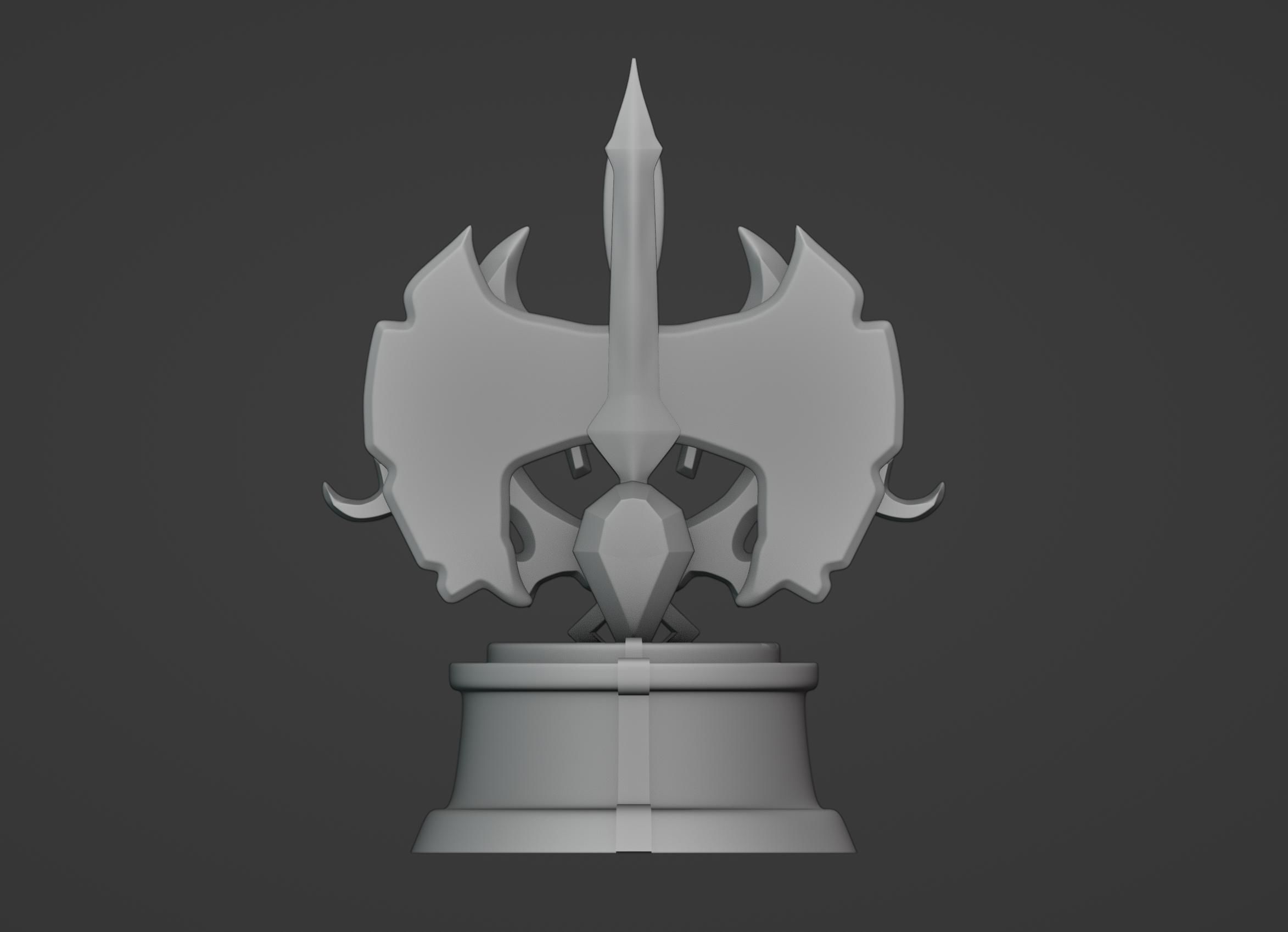 Dota 2 All Hero Challenge Trophy 3D print model_6