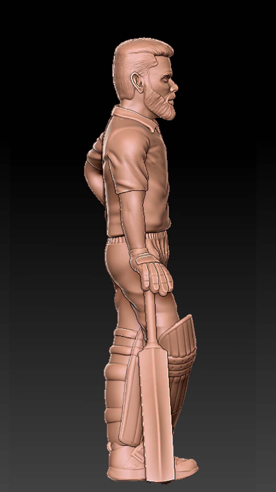 Virat Kohli Indian cricketer 3D print model_2