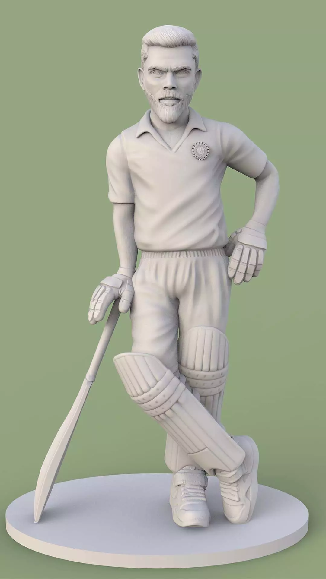 Virat Kohli Indian cricketer 3D print model_0