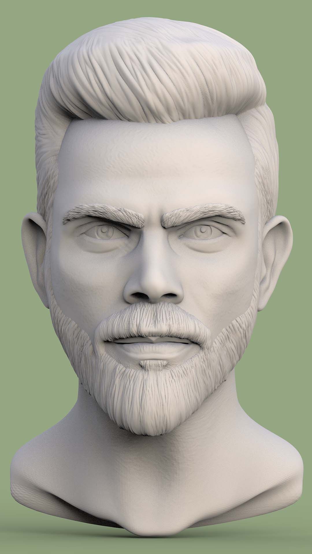 Virat Kohli Indian cricketer 3D print model_4
