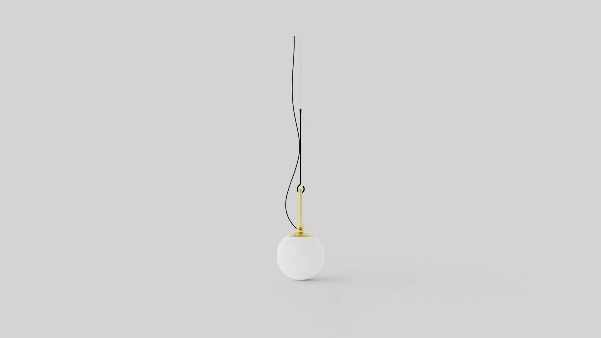 nh S Ceiling Lamp 2 Low-poly 3D model_0