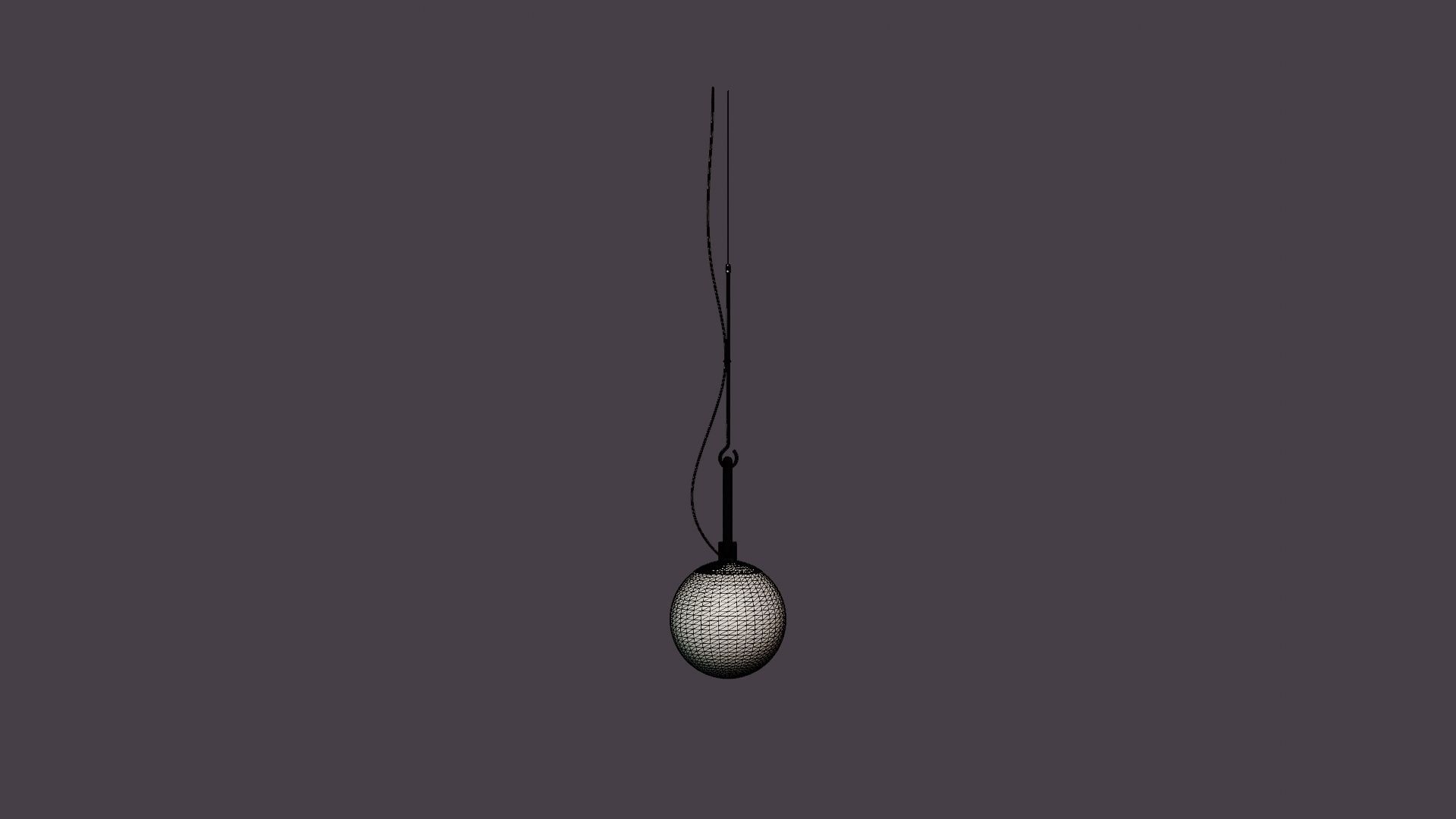 nh S Ceiling Lamp 2 Low-poly 3D model_6