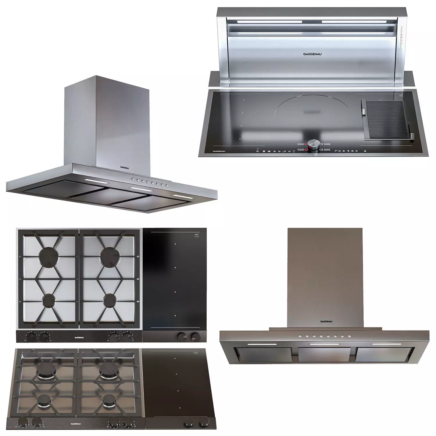 Gaggenau appliance set4 3D model