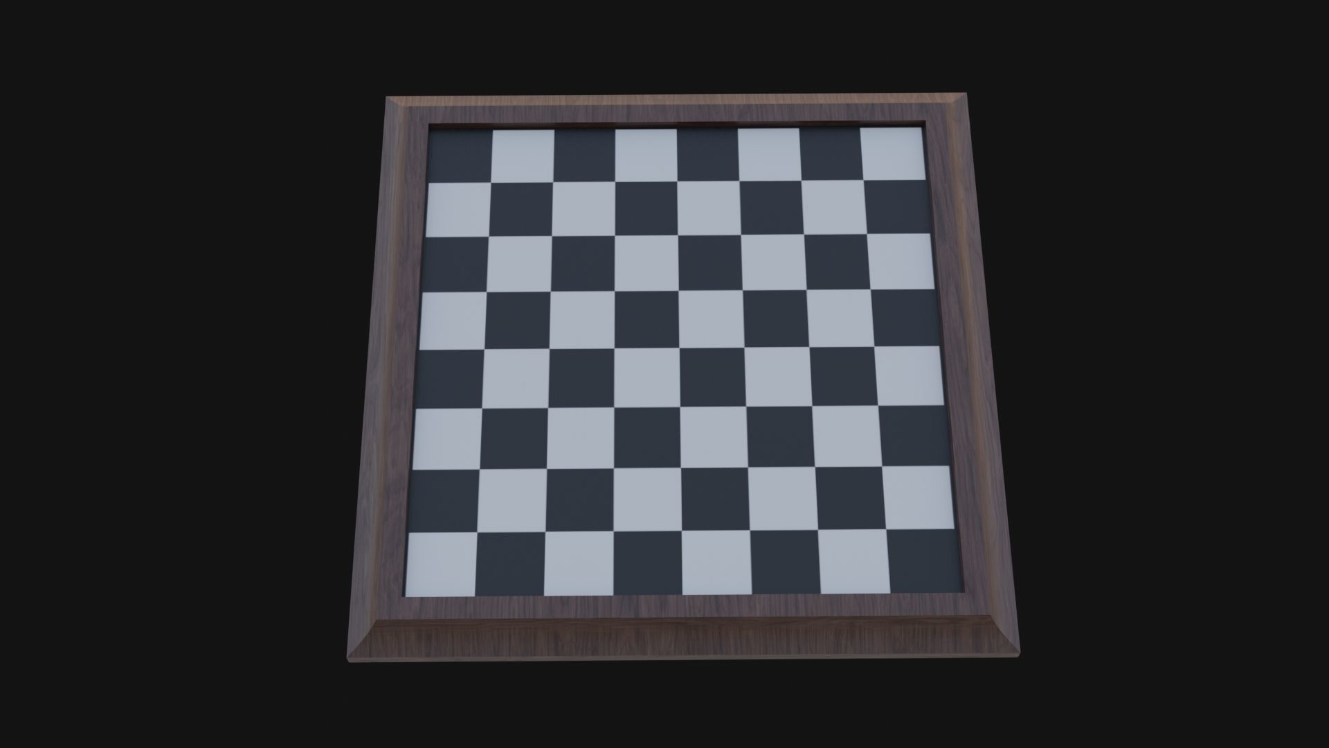 Chess Board Low-poly 3D model_5
