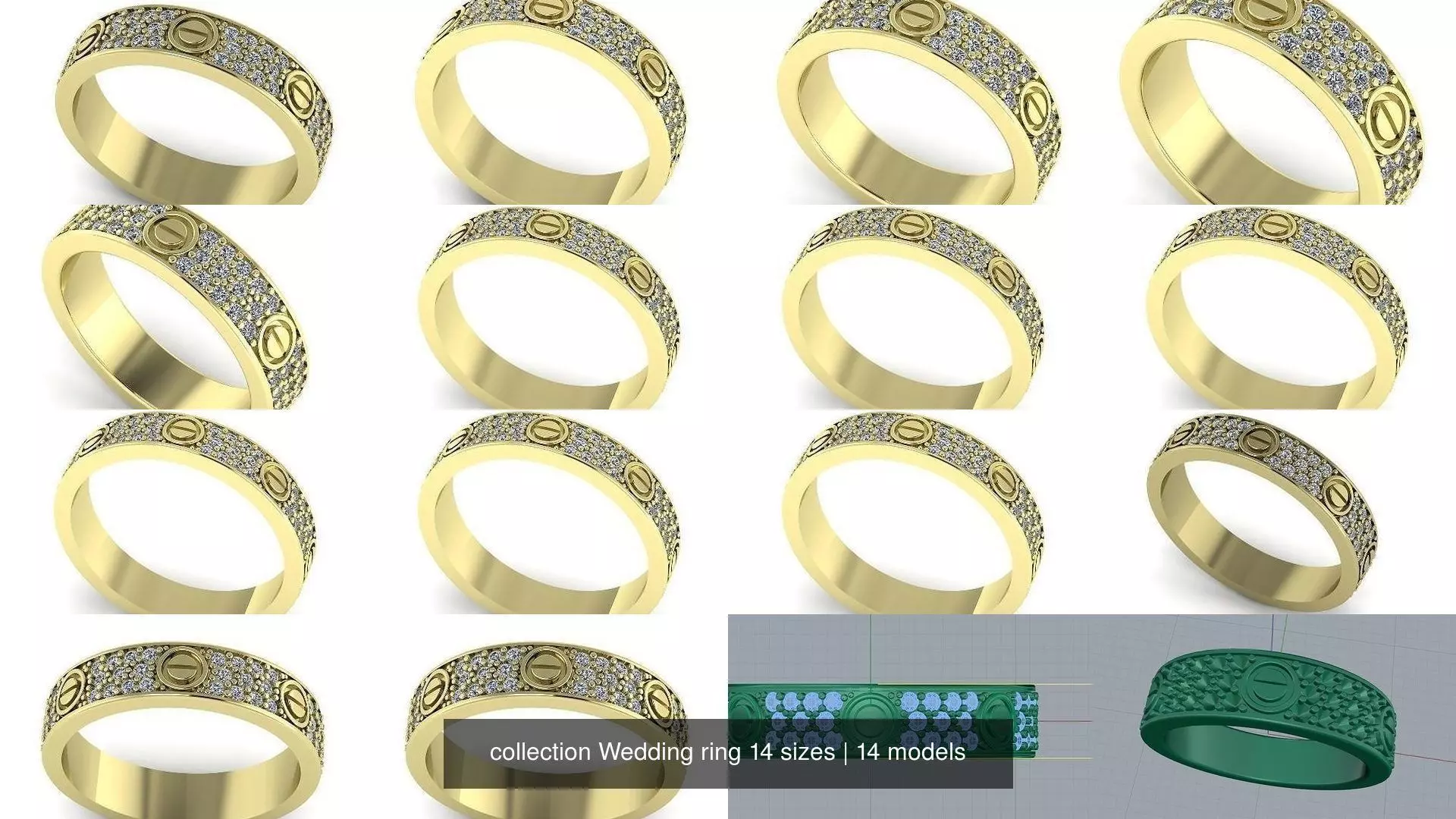 collection Wedding ring 14 sizes _0