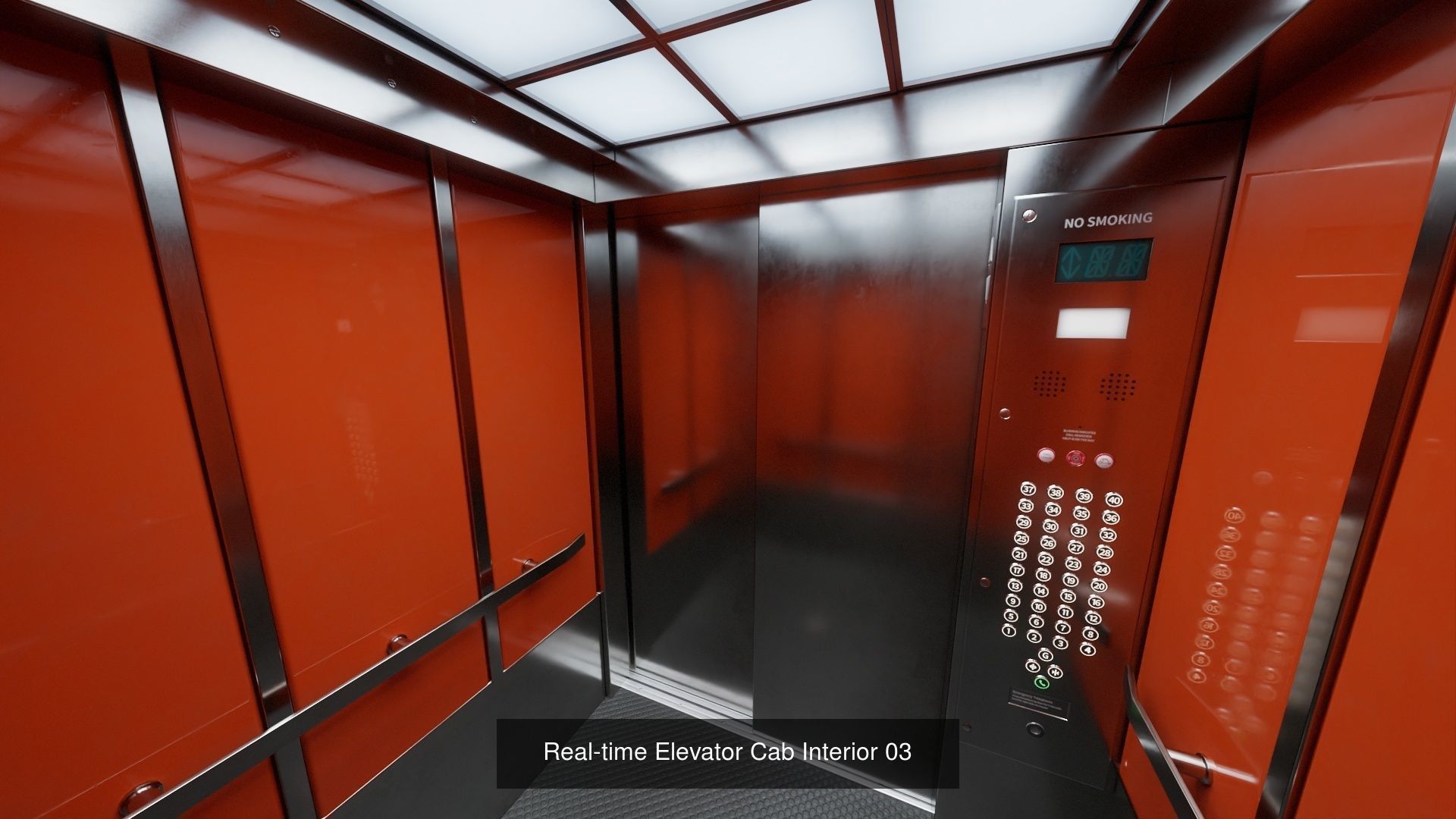 Elevator Set 3D Model Collection_4