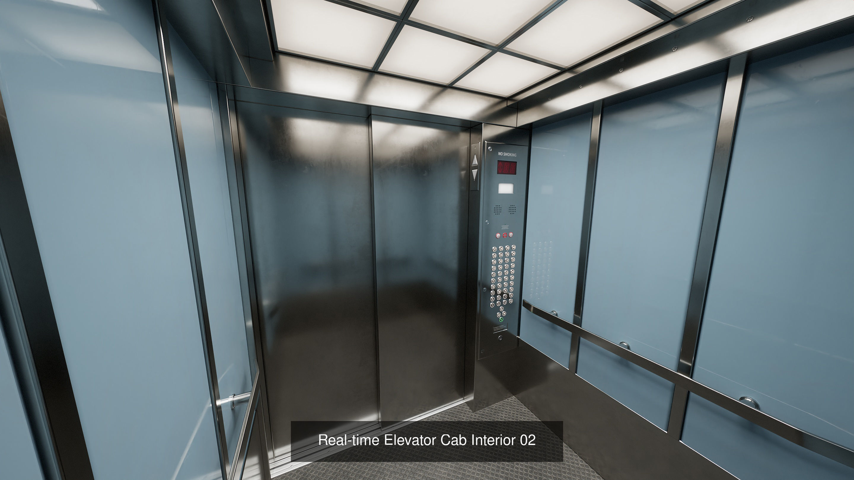 Elevator Set 3D Model Collection_3