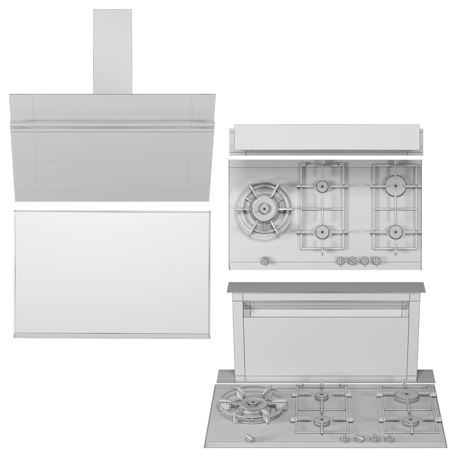 Siemens appliance set 3D model_5
