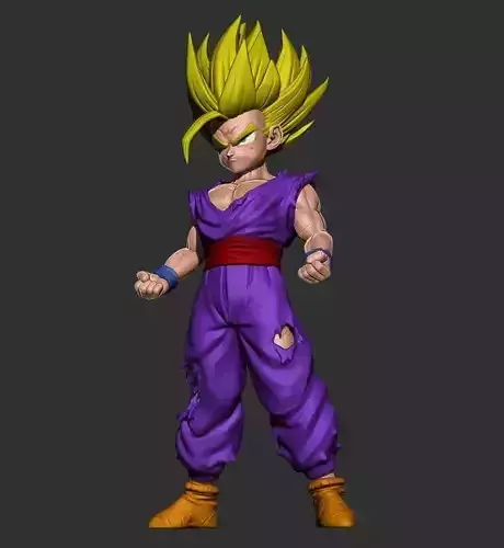 Dragonball Gohan saiyan form