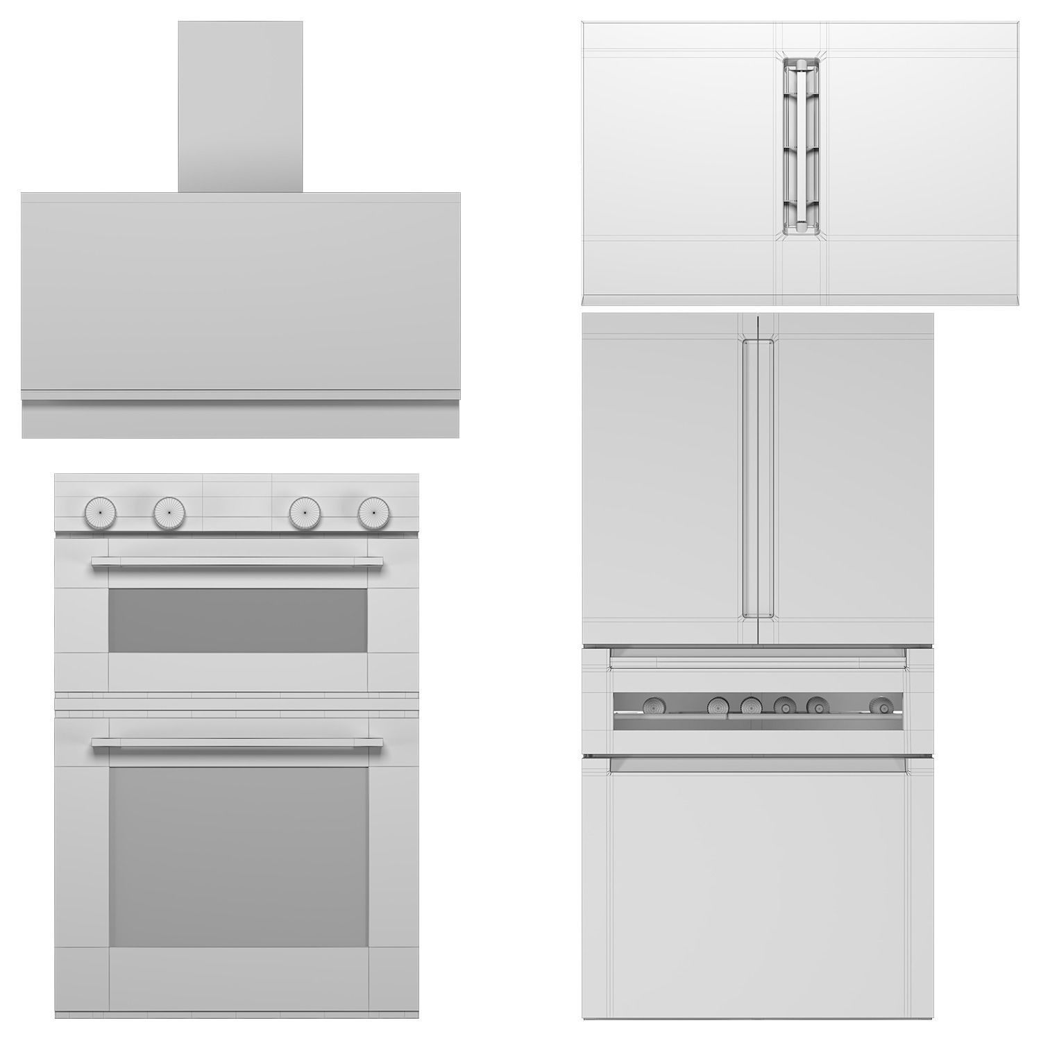Siemens appliance set2 3D model_6