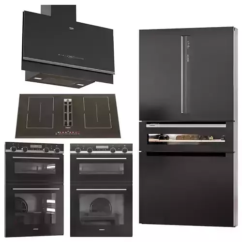 Siemens appliance set2 3D model Siemens appliance set2 3D model