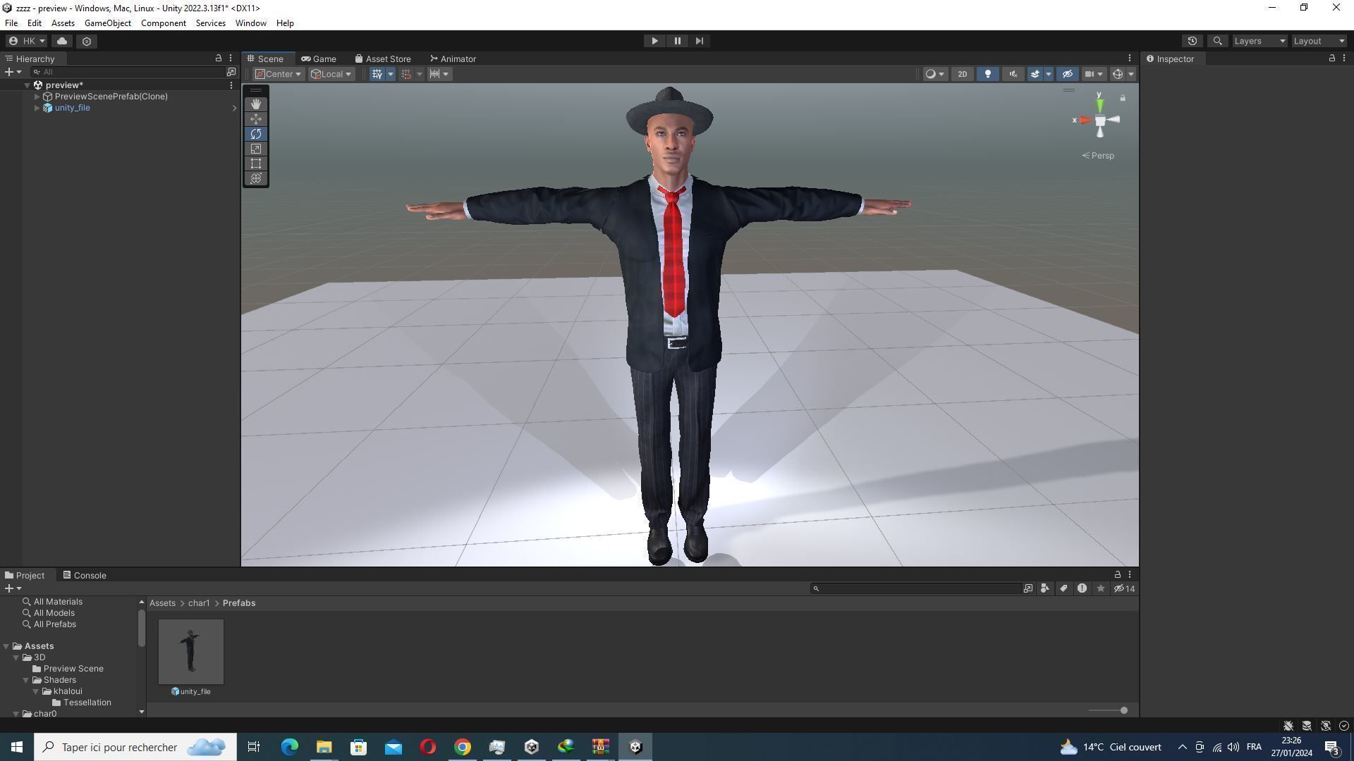 Marcus - Classic Mafia Figure Low-poly 3D model_47