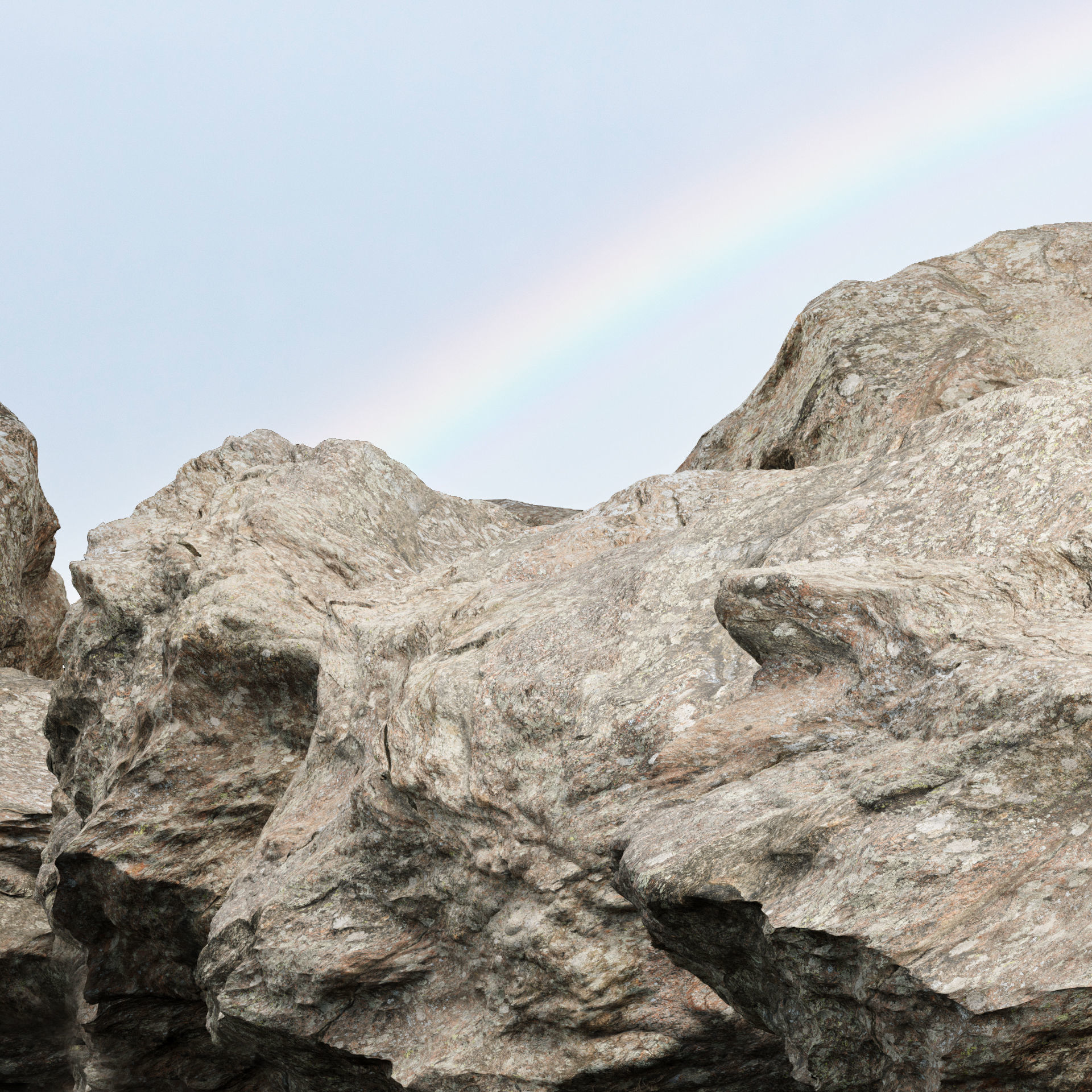 Low Poly Rock Asset collection vol 218 Low-poly 3D model_7