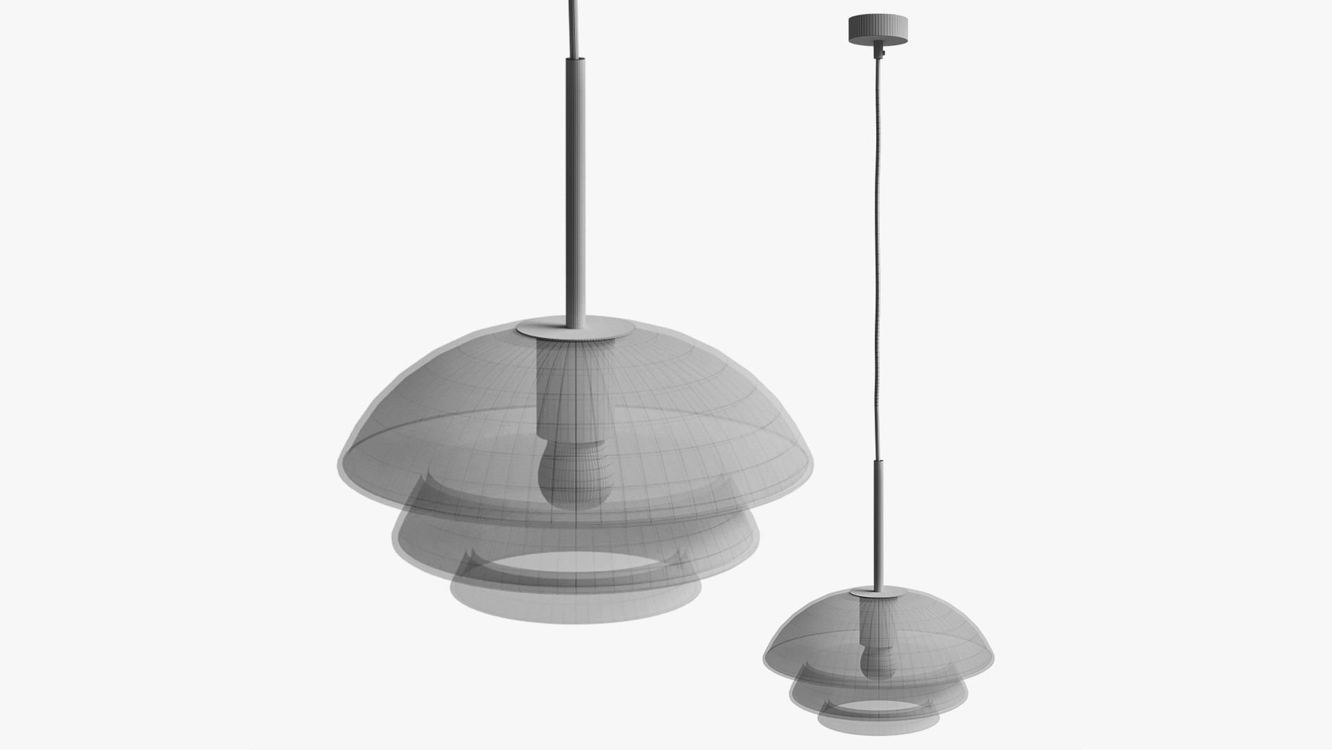 Archive Pendant Light by Hadeland Glassverk 3D model_5