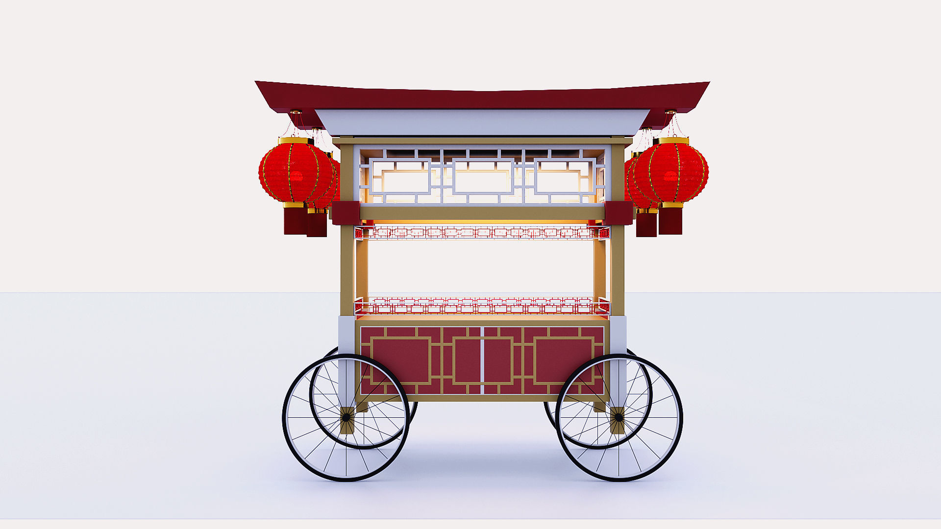 Food Cart 3D model_1