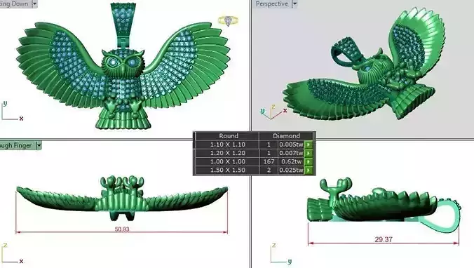 Owl Fashionable Pendant