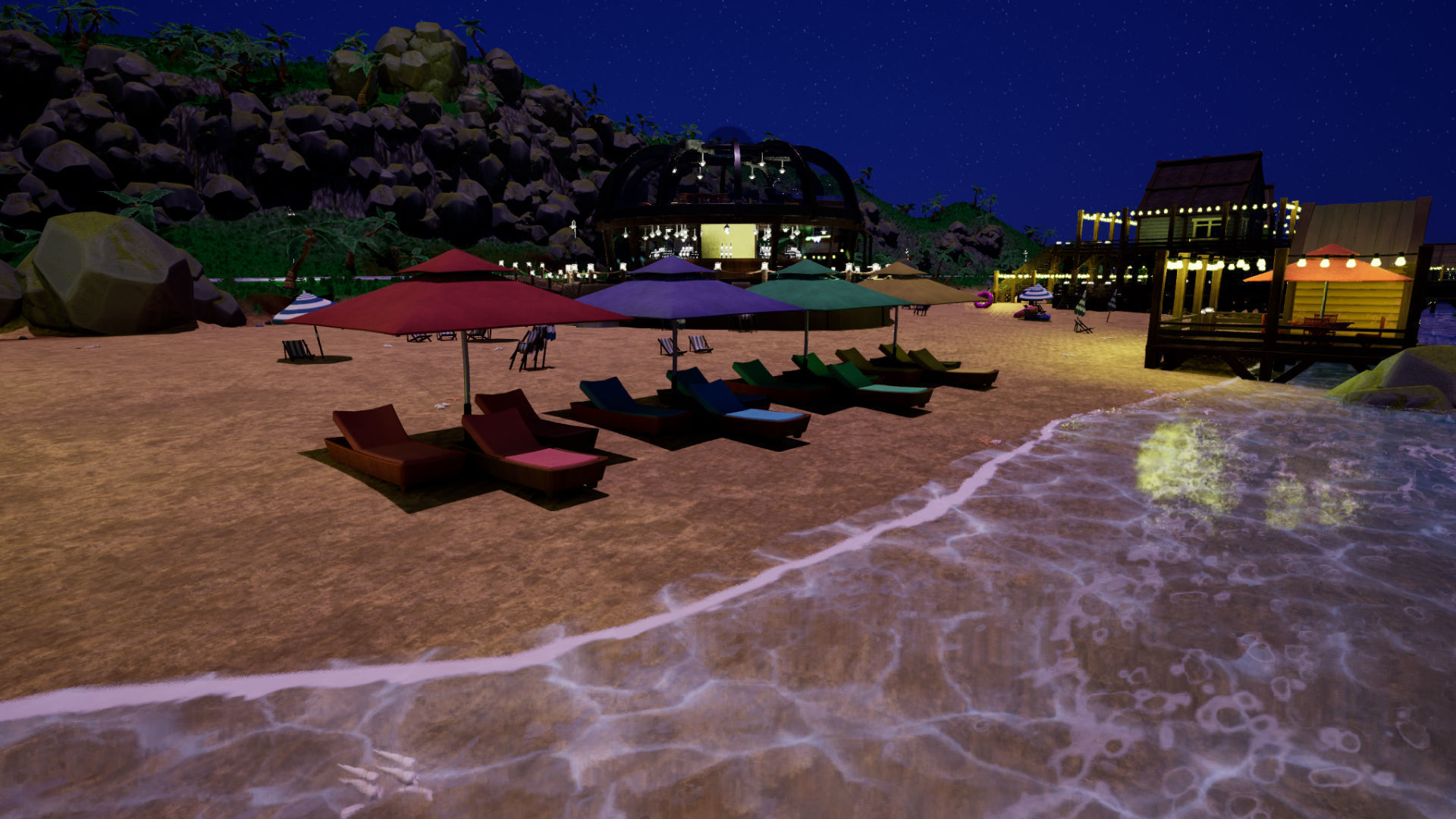 Stylized Beach Environment Pack Low-poly 3D model_24