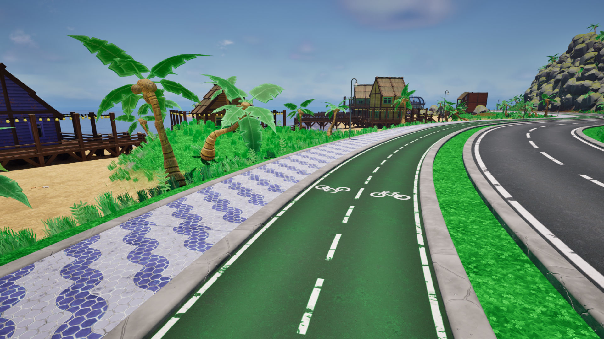 Stylized Beach Environment Pack Low-poly 3D model_17