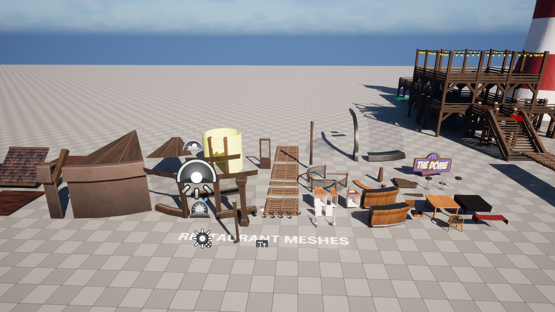 Stylized Beach Environment Pack Low-poly 3D model_40