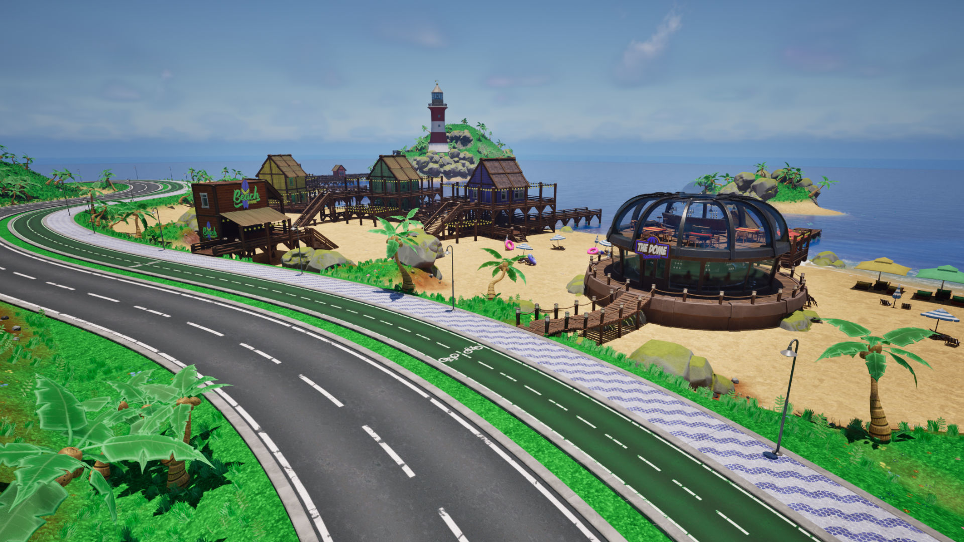 Stylized Beach Environment Pack Low-poly 3D model_20