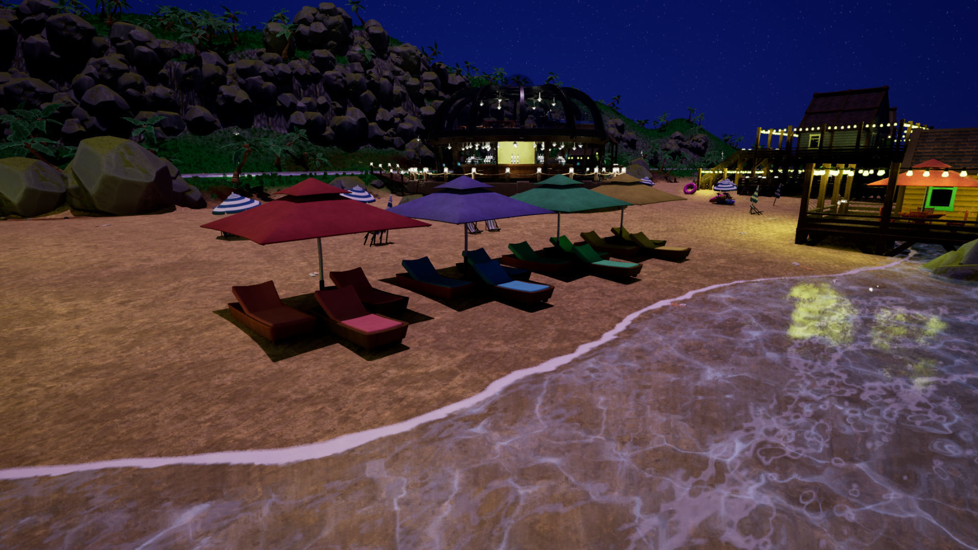 Stylized Beach Environment Pack Low-poly 3D model_36