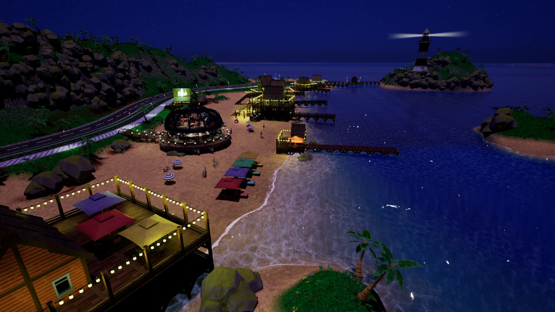 Stylized Beach Environment Pack Low-poly 3D model_27