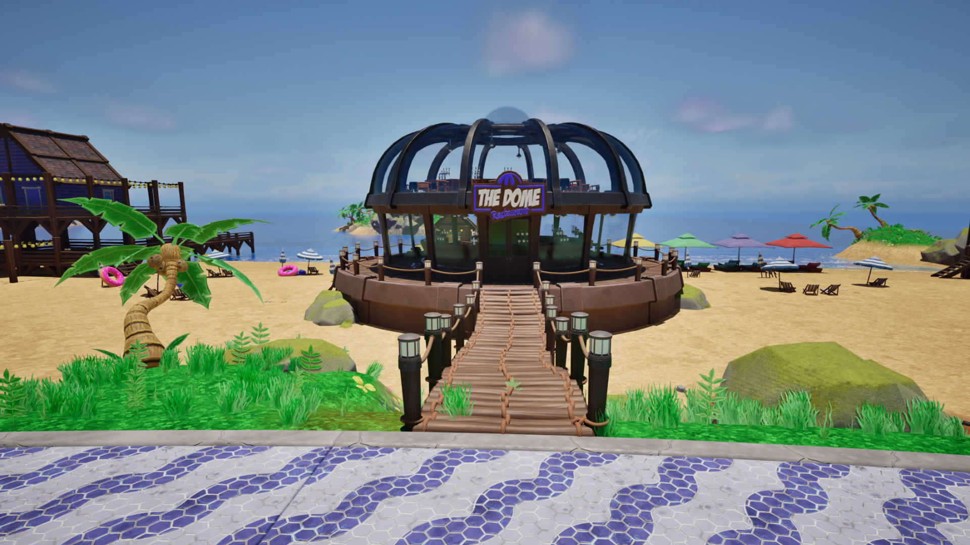 Stylized Beach Environment Pack Low-poly 3D model_2