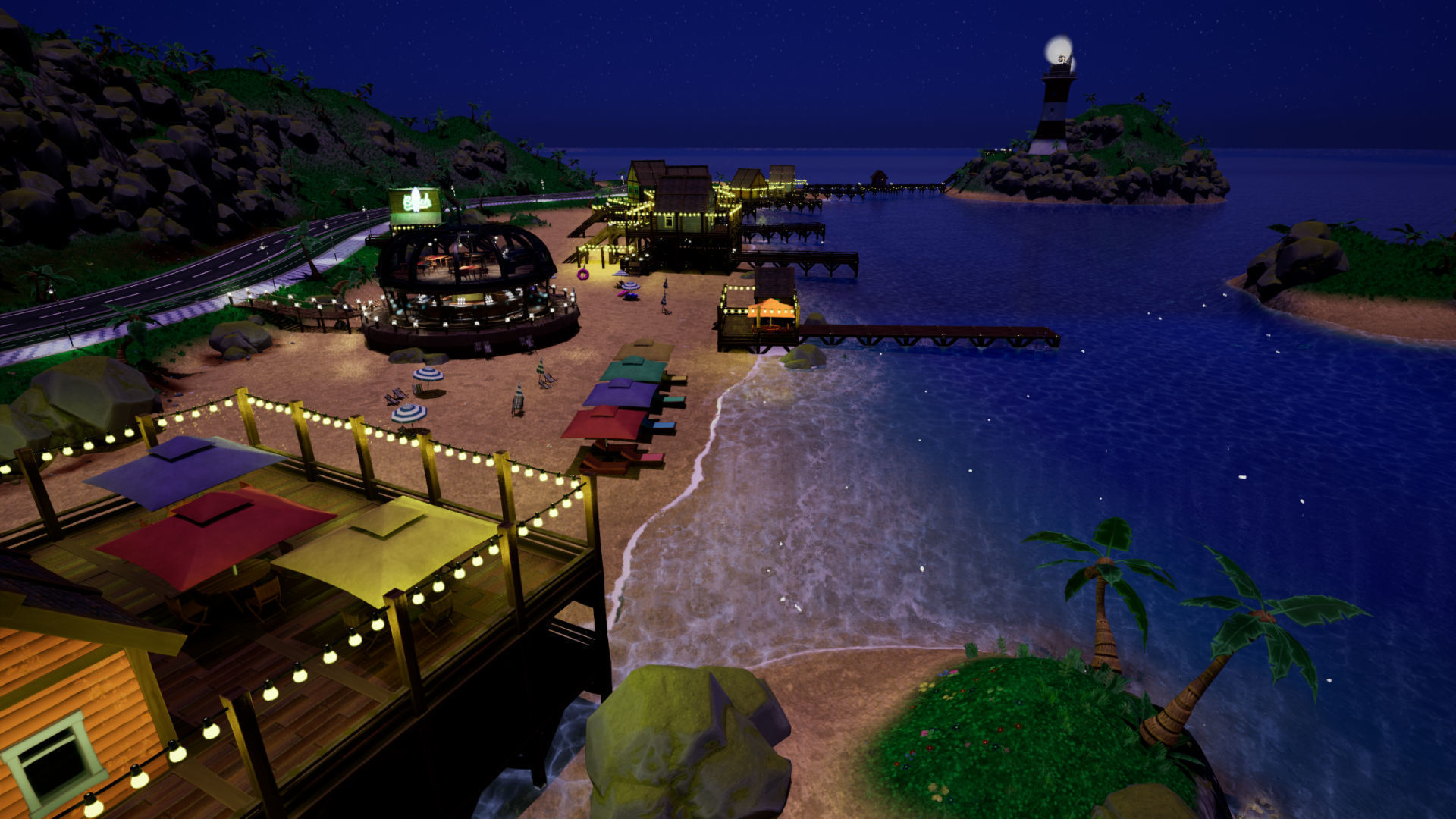 Stylized Beach Environment Pack Low-poly 3D model_33