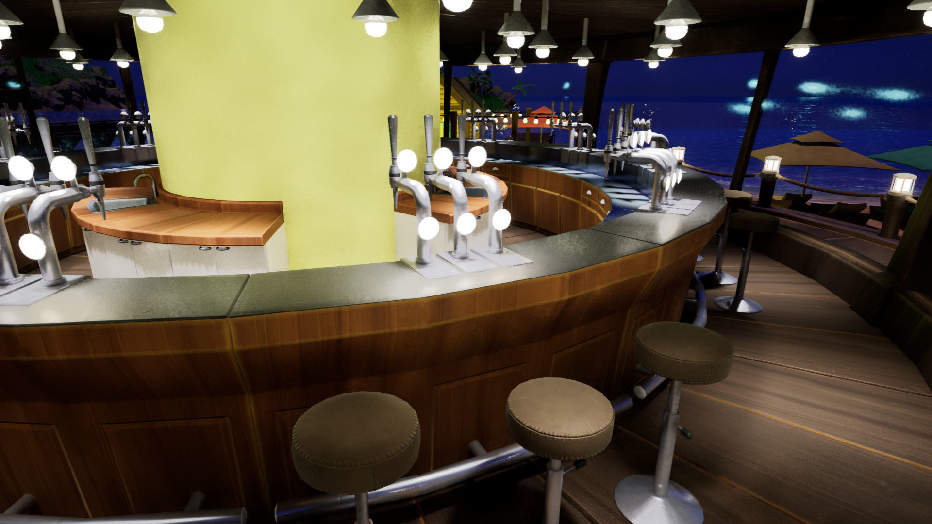 Stylized Beach Environment Pack Low-poly 3D model_22