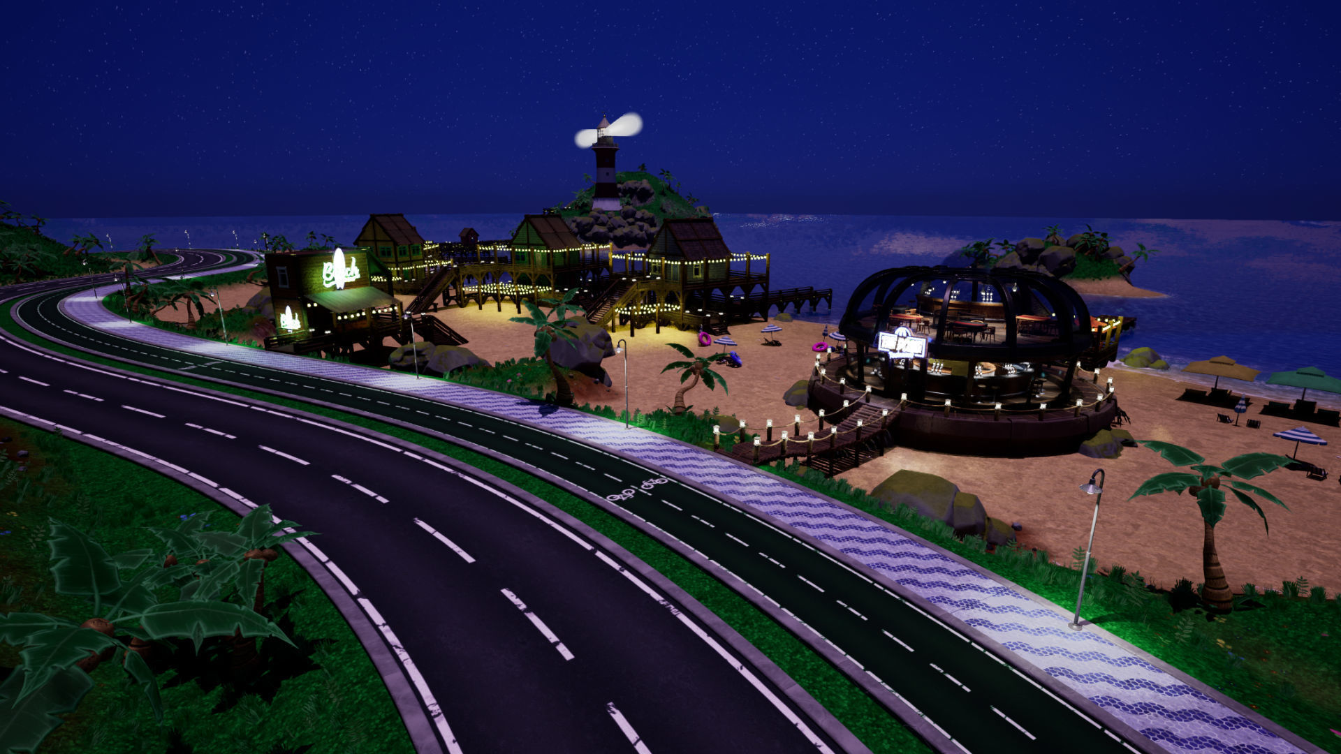 Stylized Beach Environment Pack Low-poly 3D model_31