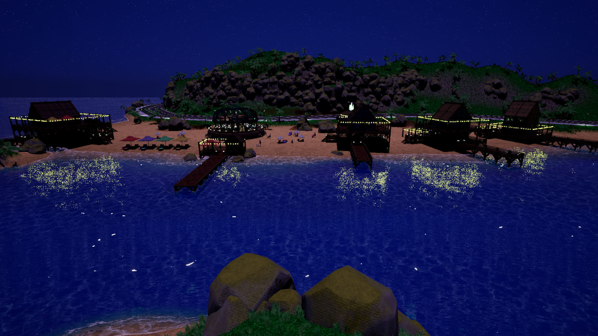 Stylized Beach Environment Pack Low-poly 3D model_34