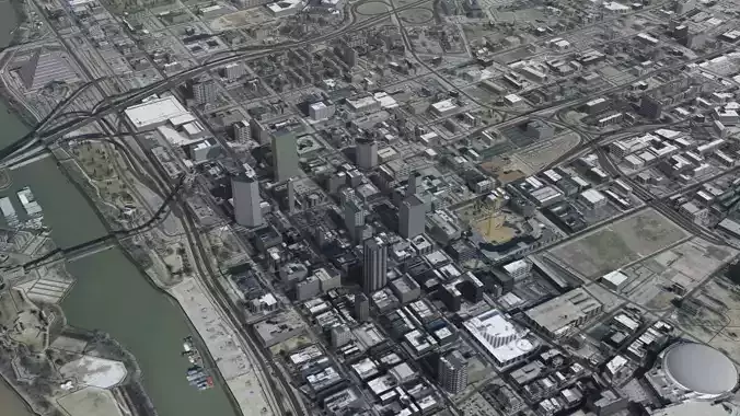 Memphis Tennessee USA 3D model