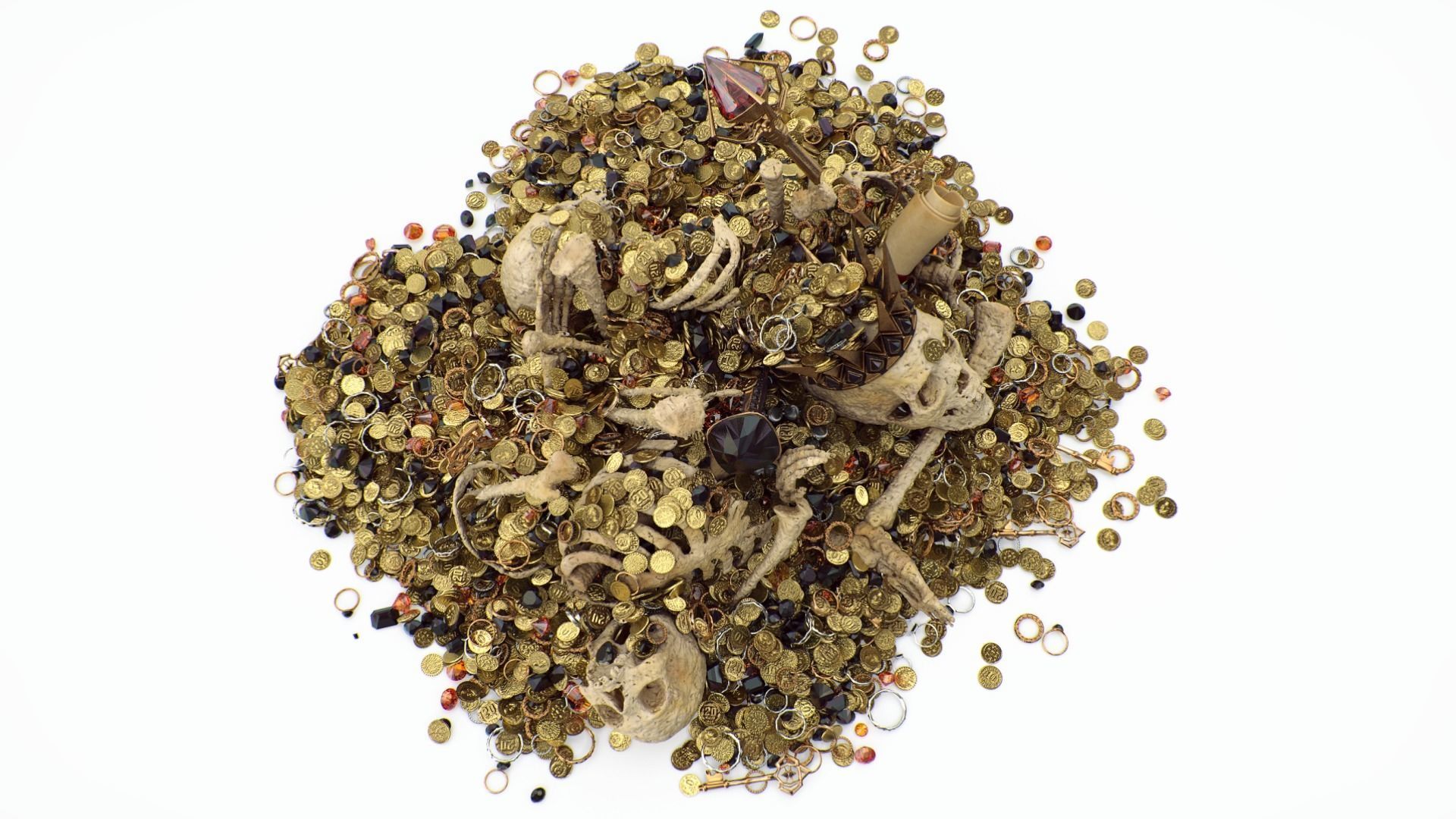 Undead treasure 3D model_12