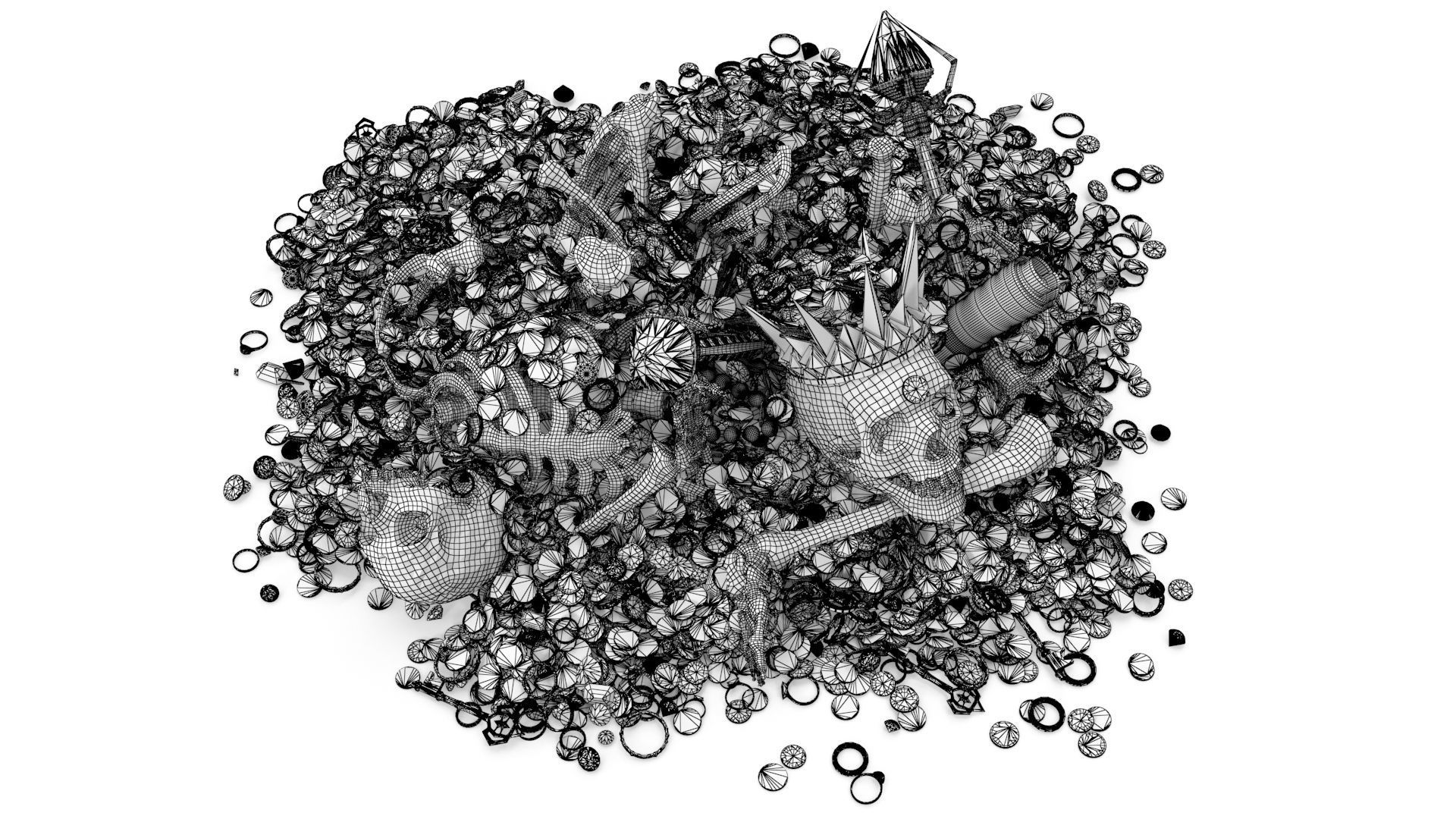 Undead treasure 3D model_5