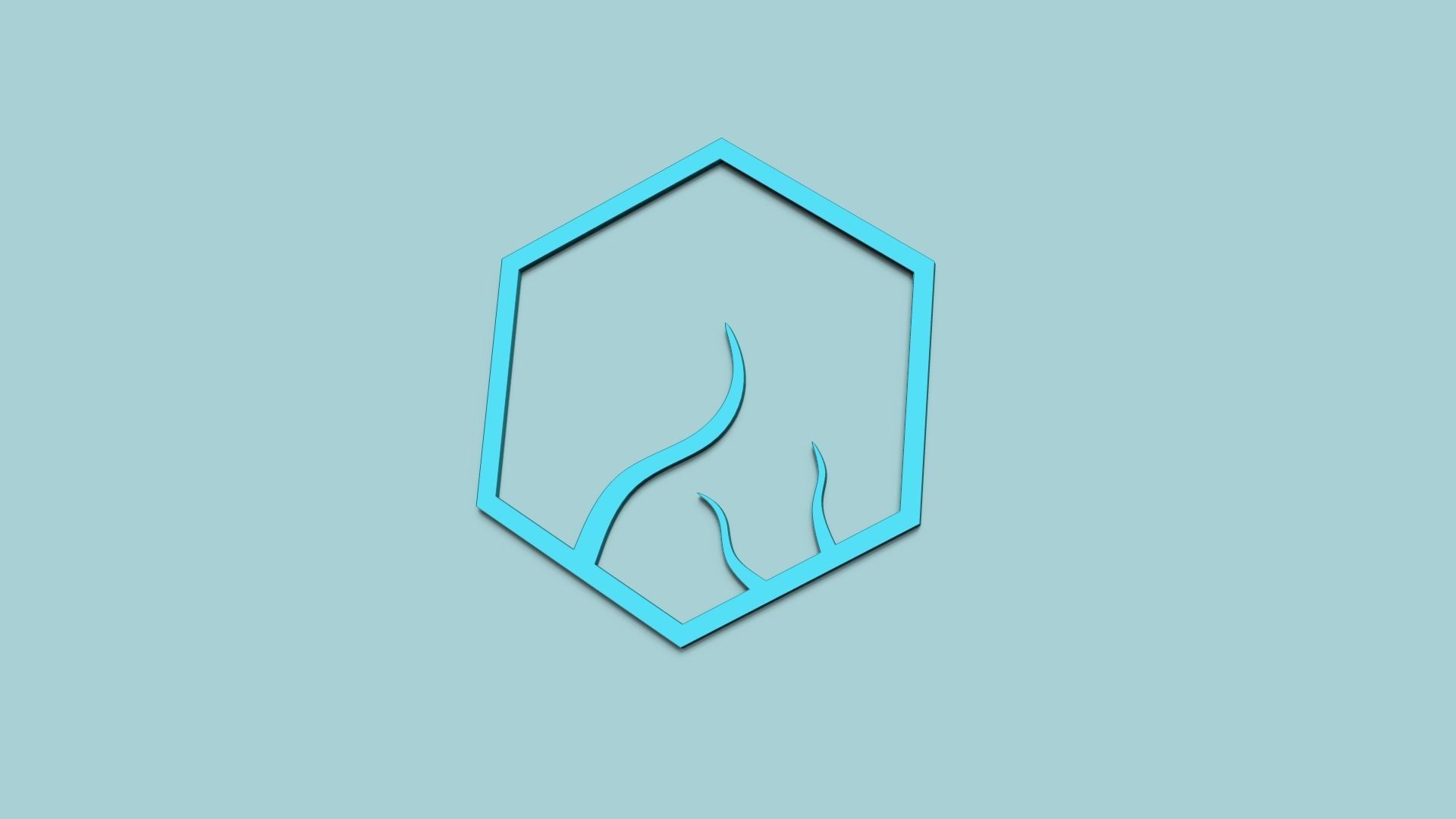 Hexagonal Wall Panel A13 Floral - Interior Design Decoration 3D print model_10