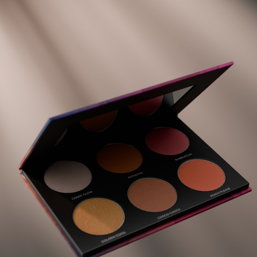 Face Plate Cosmetics Product With all  Animation Studio  3D model_4