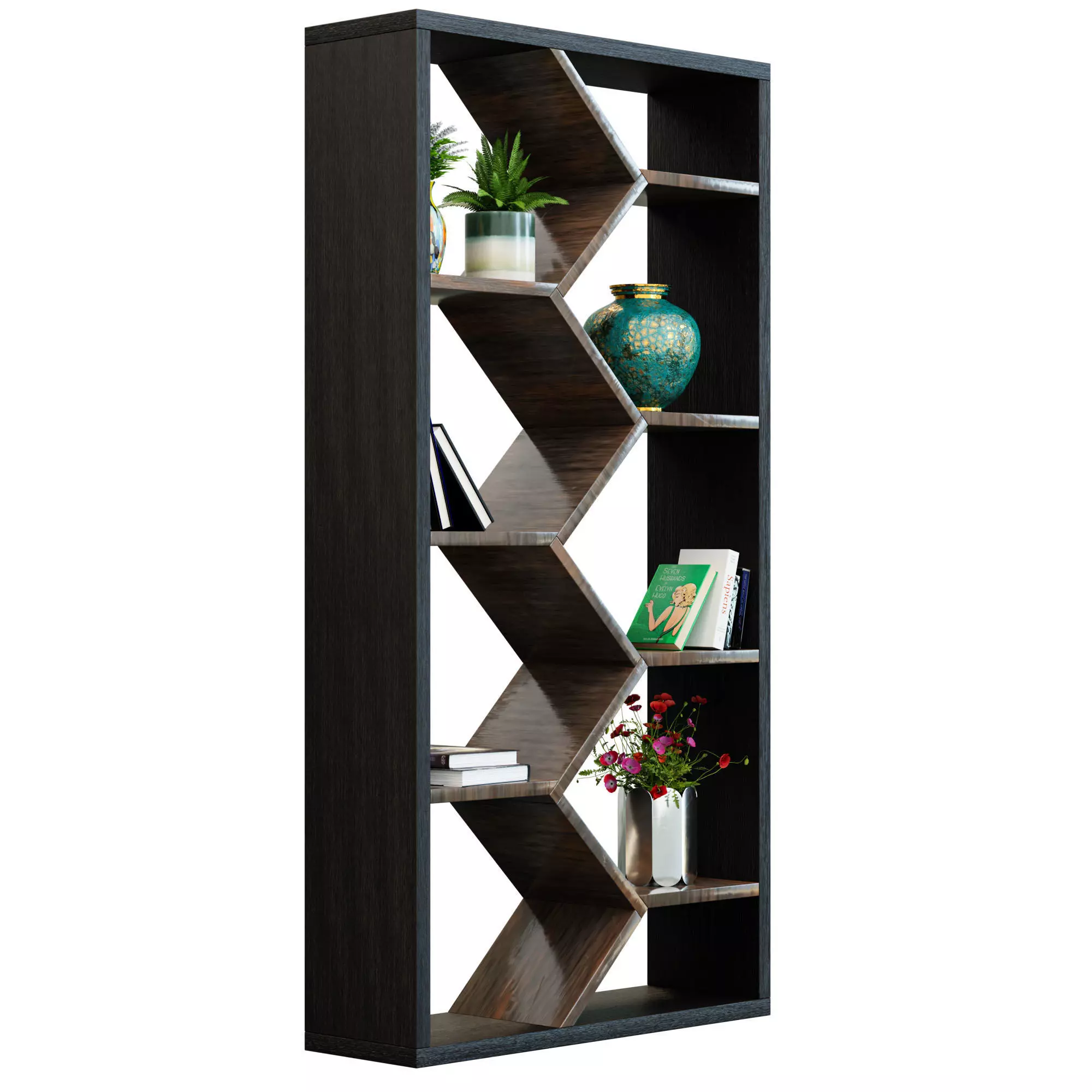 Modern Bookshelf  3D model_0