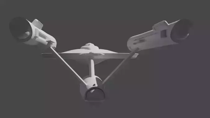 USS  NCC 1701 Enterprise 3D print model