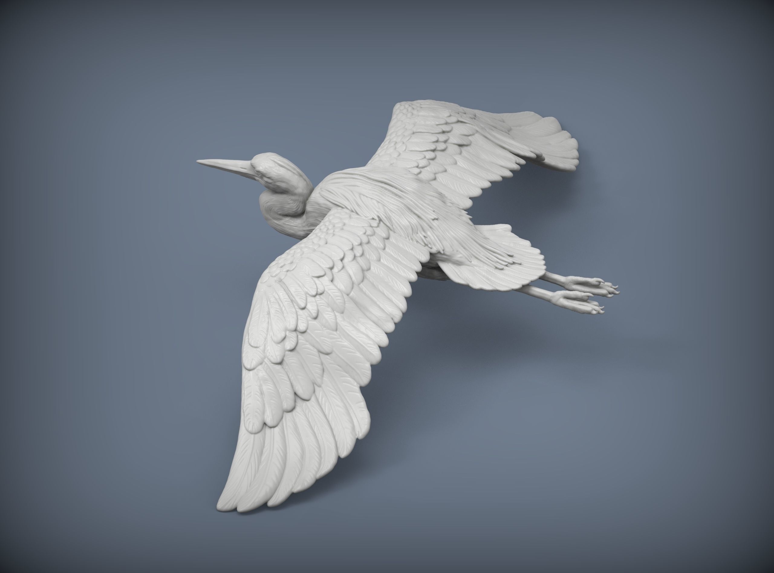 Heron flies 3D print model_2
