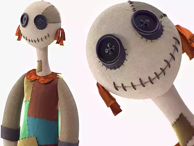 Creepy home made doll