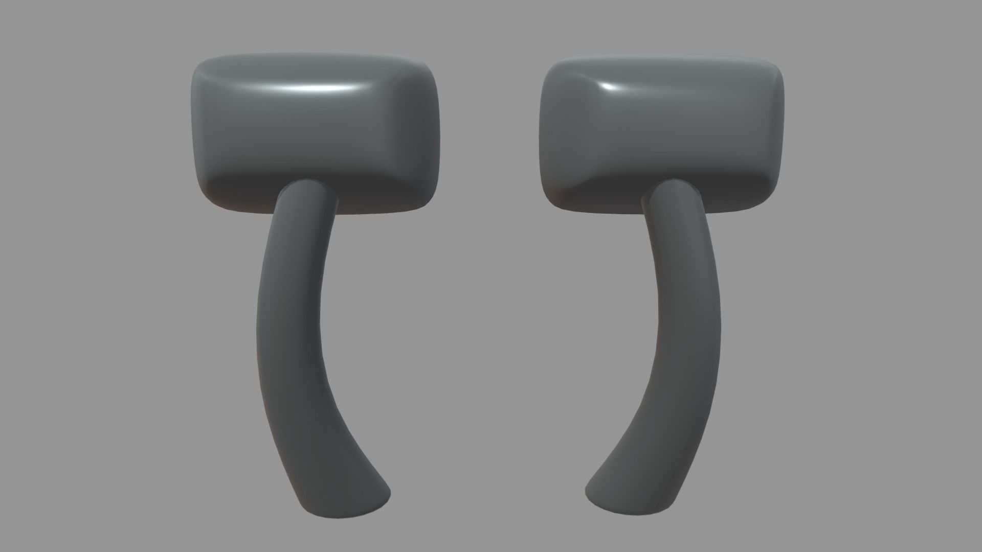 Car Mirror 015 Low-poly 3D model_4