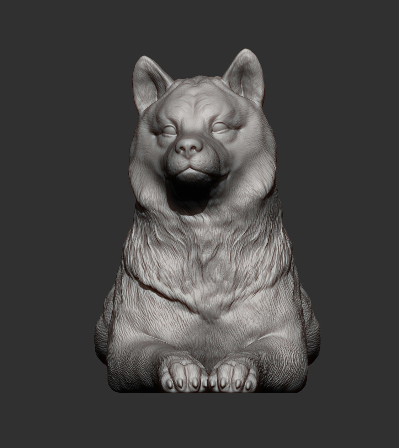 shiba inu 3D print model 3D print model_10