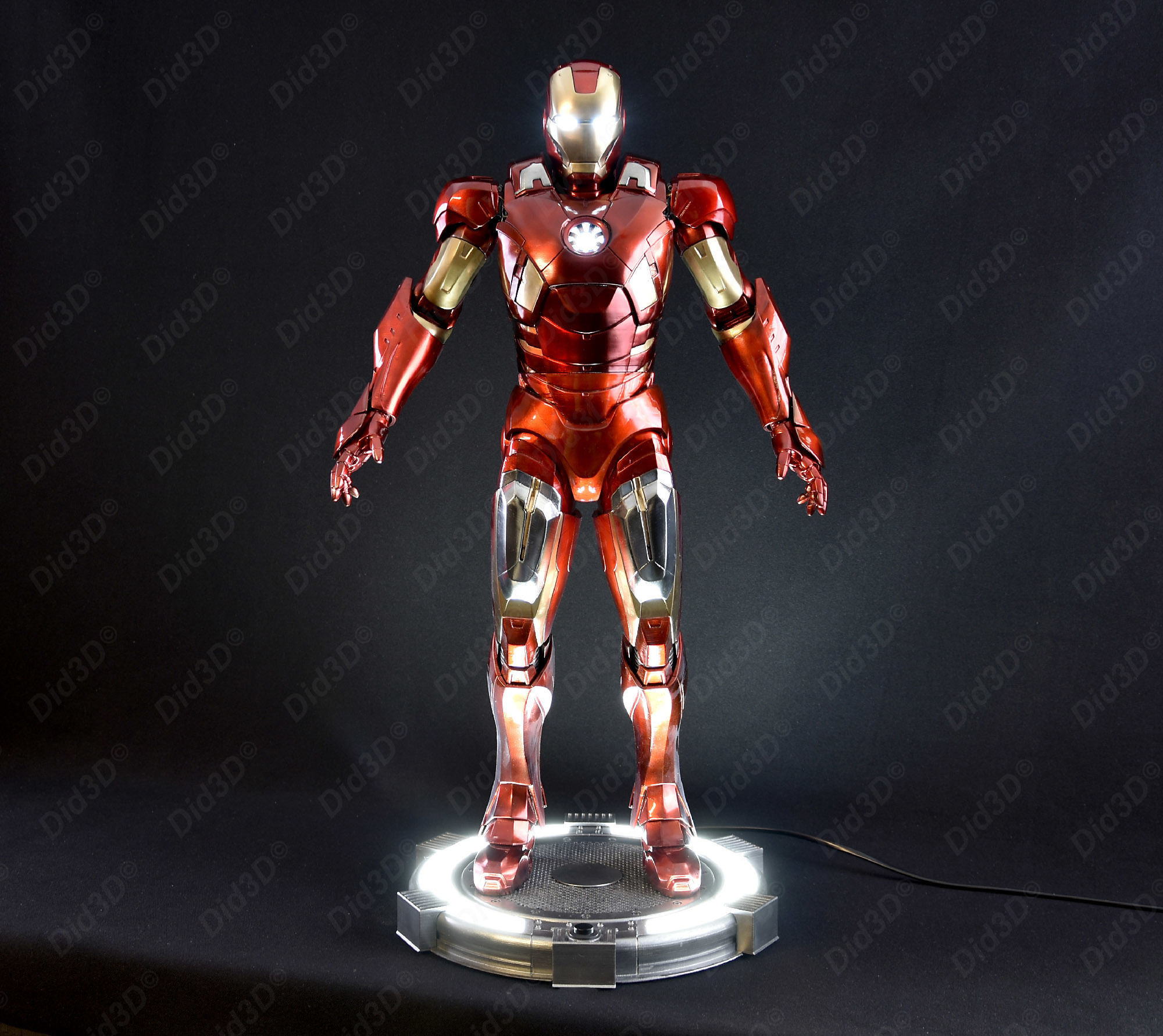 IRON MAN MRK7 V2 ANIMATRONIQUE 62cm  3D print model_3