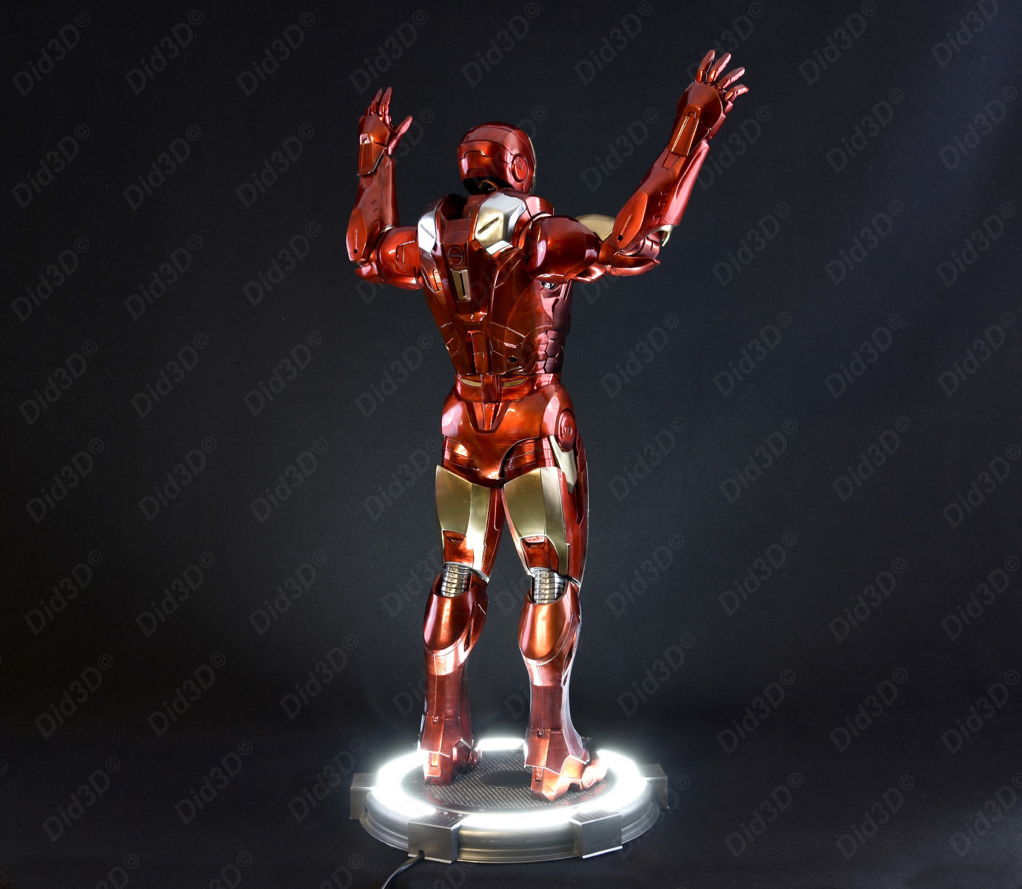 IRON MAN MRK7 V2 ANIMATRONIQUE 62cm  3D print model_7