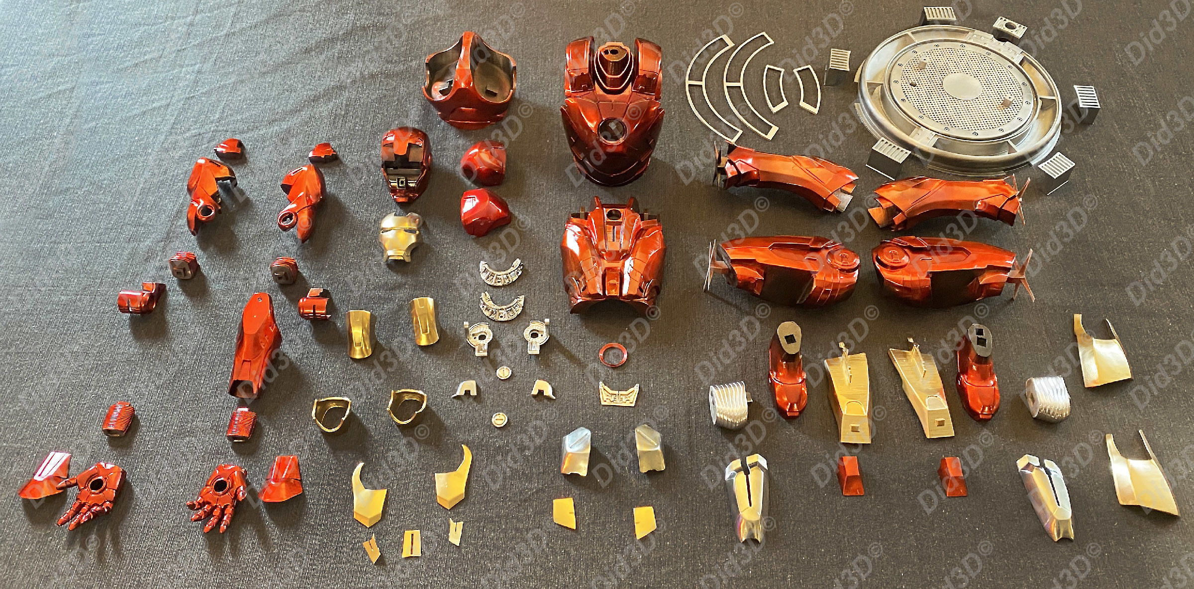 IRON MAN MRK7 V2 ANIMATRONIQUE 62cm  3D print model_11