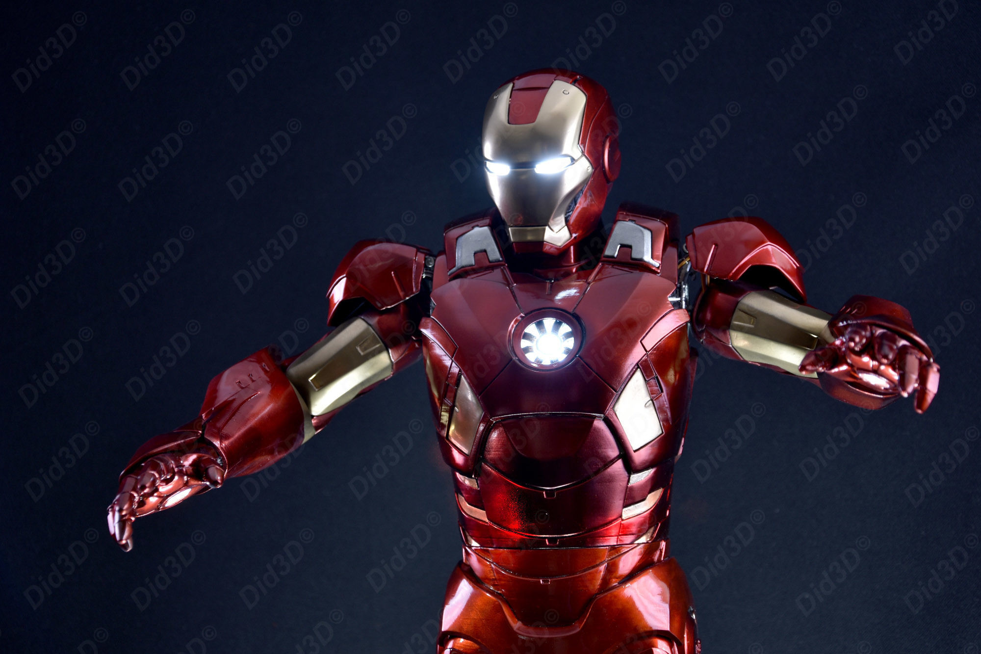IRON MAN MRK7 V2 ANIMATRONIQUE 62cm  3D print model_8