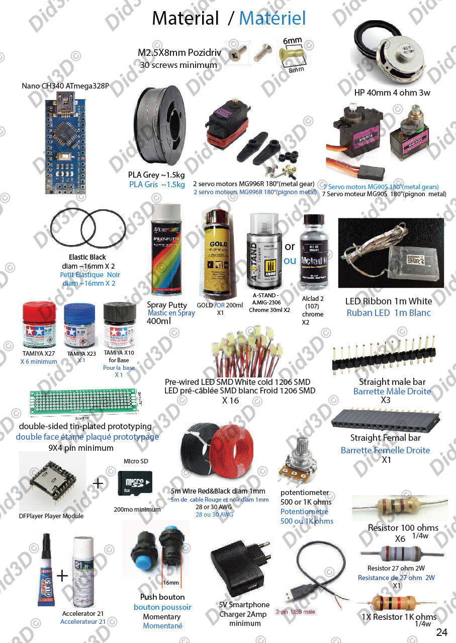 IRON MAN MRK7 V2 ANIMATRONIQUE 62cm  3D print model_15