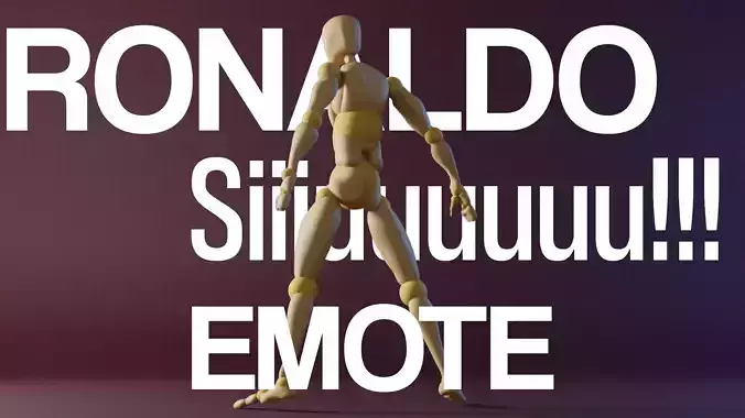 Ronaldo Siu Emote Mocap Motion Capture Animation Free low-poly 3D model